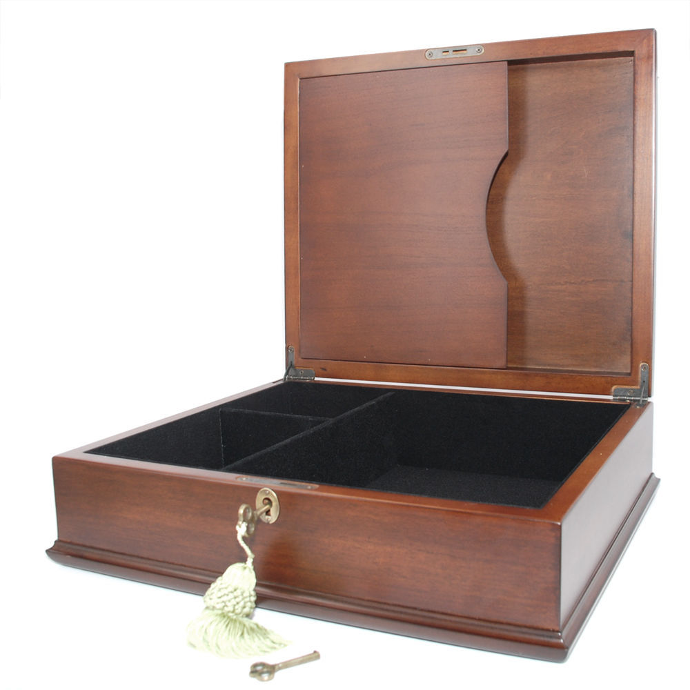 Bombay Old World Wooden Treasure Box and memory Box with Brass Latch