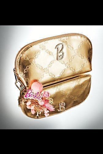 Barbie Kiss and Make-up Gold Cosmetic Case - $197.99