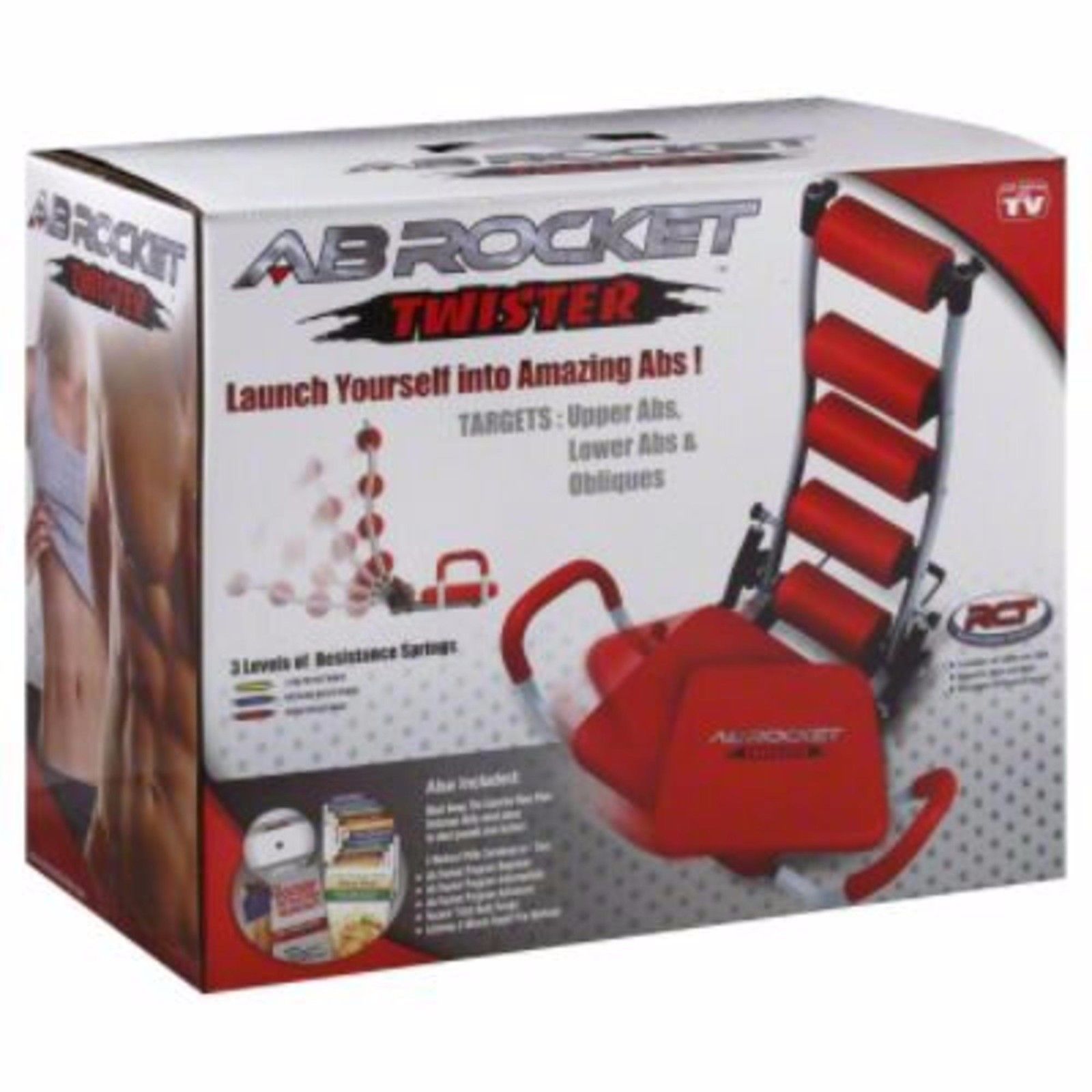 AB Rocket Twister Abdominal Trainer AS SEEN ON TV Exercise Workout