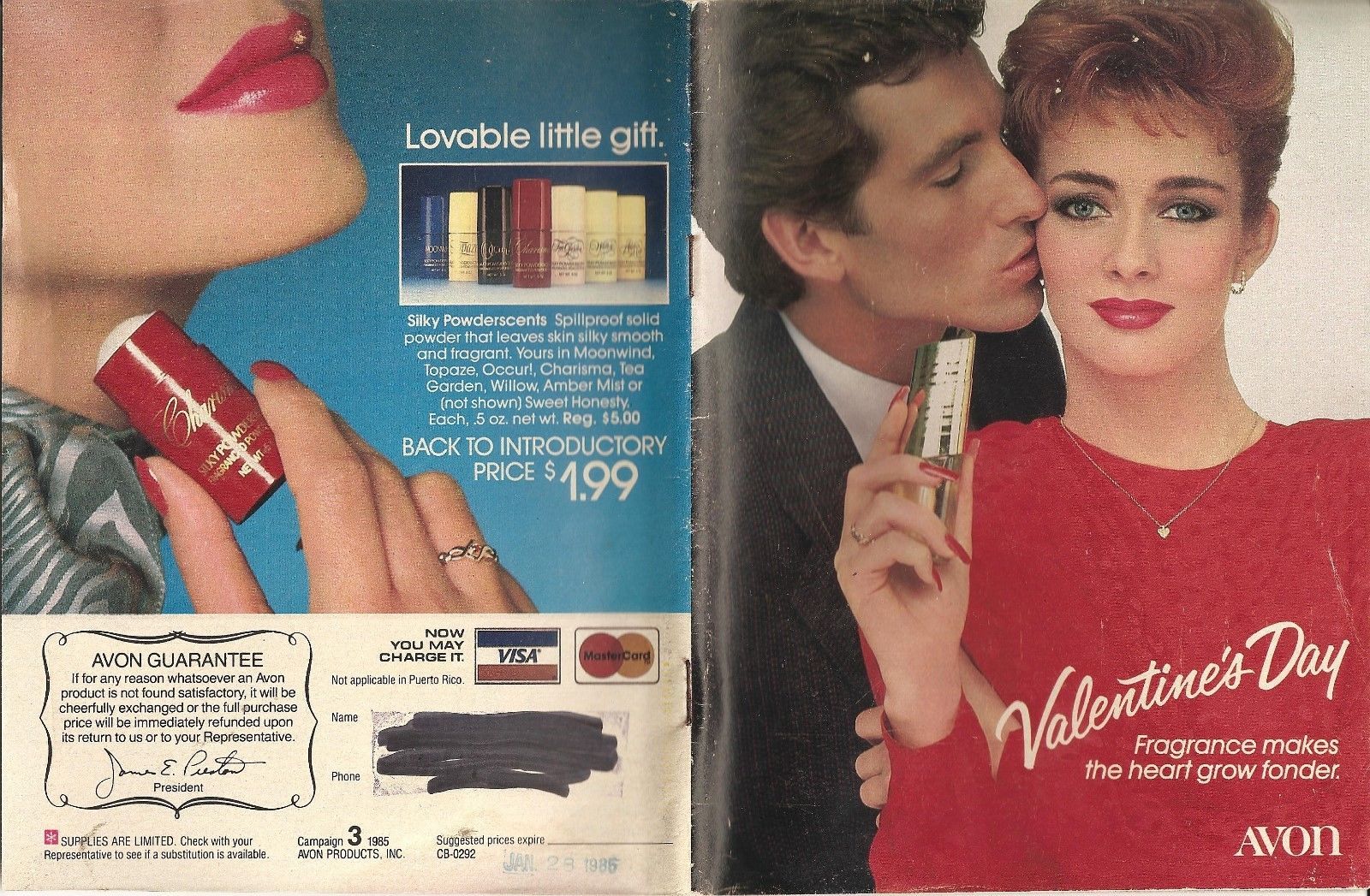 1985 Vintage Antique AVON Sales Catalog Book and similar items