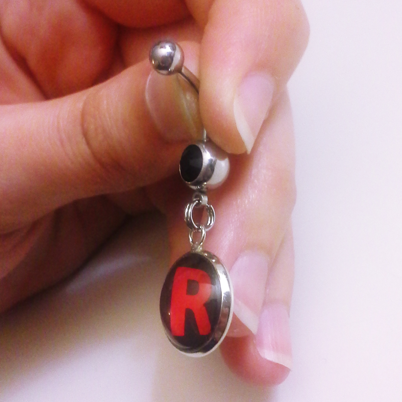 Team Rocket Pokemon Anime Belly Button Ring Body Jewelry Video Game Go