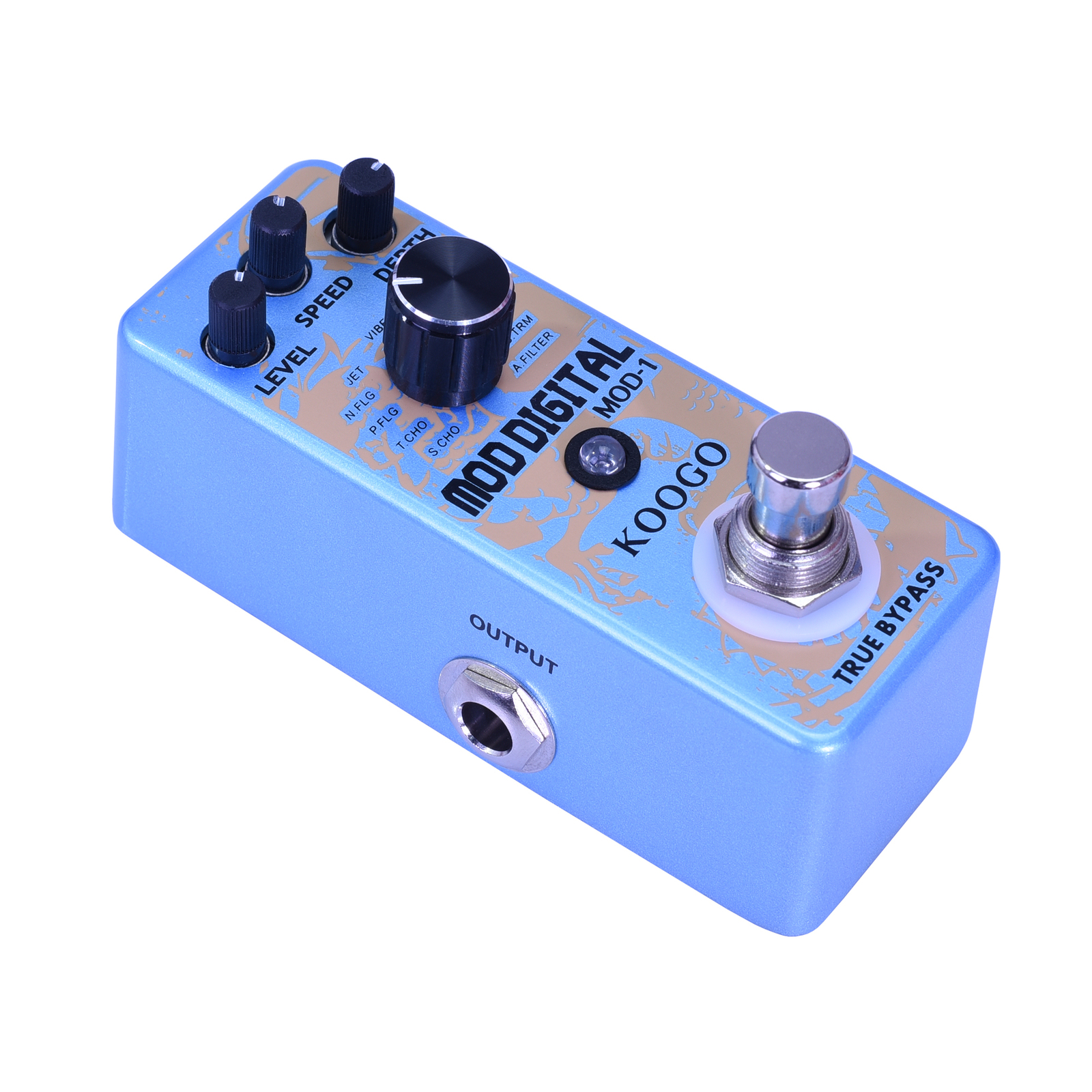 Koogo Mini Digital Modulation Effect Pedal 11 Modes True Bypass