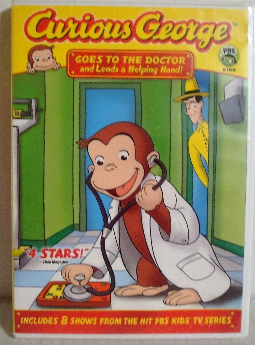 Curious George Goes To The Doctor And Lends A Helping Hand! (DVD, 2008 ...