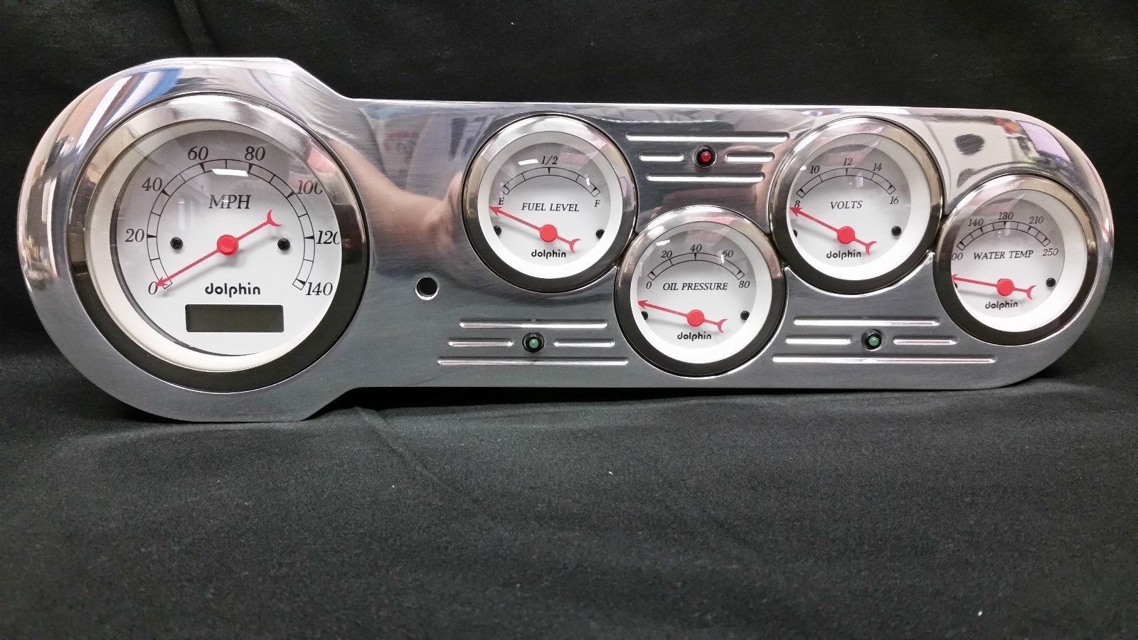 1953 1954 CHEVY CAR GAUGE CLUSTER WHITE Gauges