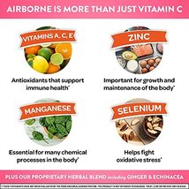 Airborne 1000mg Vitamin C with Zinc Effervescent Tablets, Immune Support Supplem image 5