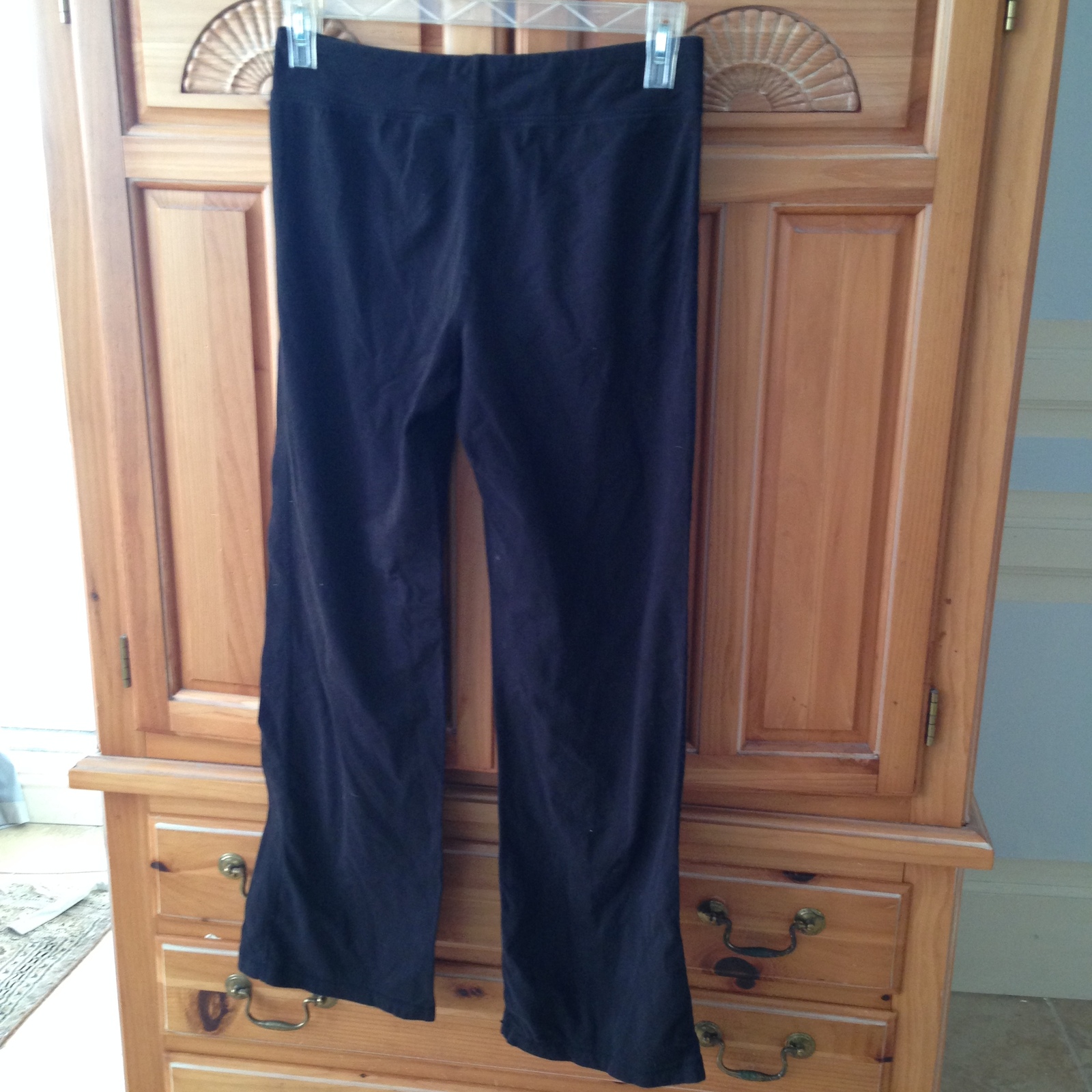 Women's Danskin Now Black Soft Yoga Pants Bootcut Size Medium 8-10 - Pants