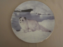 ARCTIC FOX collector plate ALASKAN FRIEND Charles Frace WINTER&#39;S MAJESTY #3 - $24.18