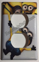 Minion Help me up Light Switch Power Duplex Outlet Wall Cover Plate Home decor image 11