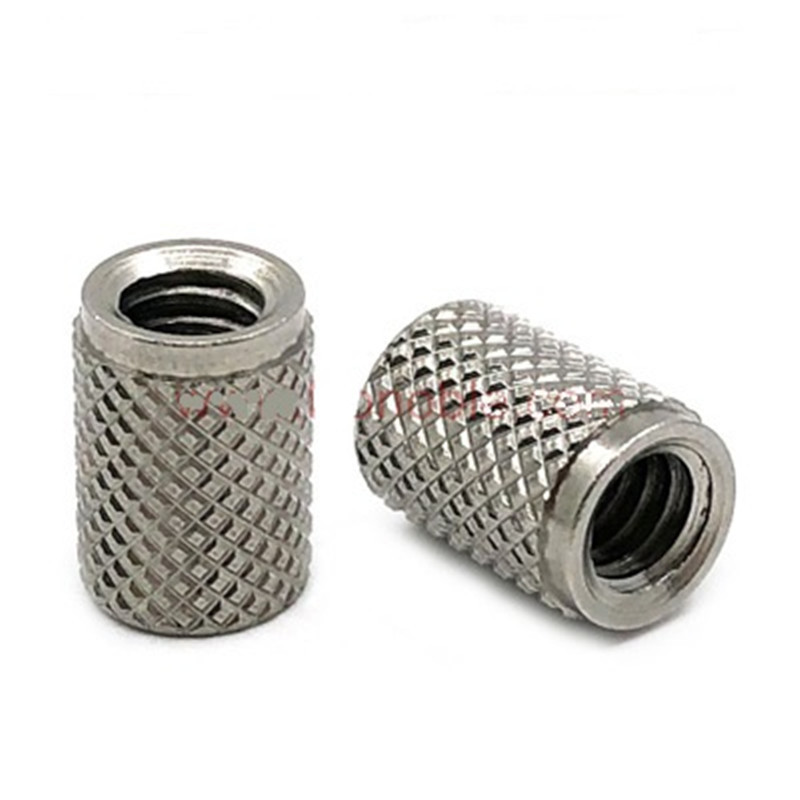 3000pcs STKC06164 Moldedin Knurled Inserts Nut ThruThreaded Nuts