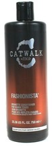 1 Catwalk TIGI 25.36 Oz Fashionista Warm Tones Color Safe Brunette Conditioner