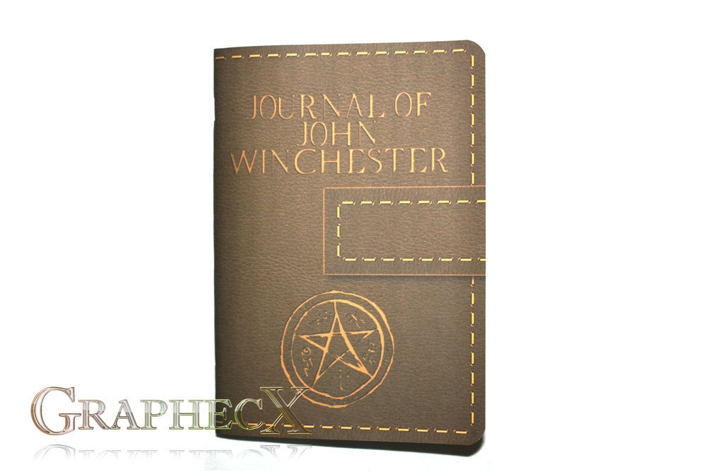 Supernatural John Winchester Replica Journal Faux Leather Edition New SEALED 