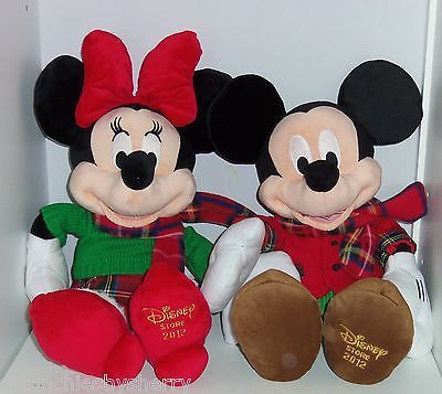mickey mouse christmas stuffed animal