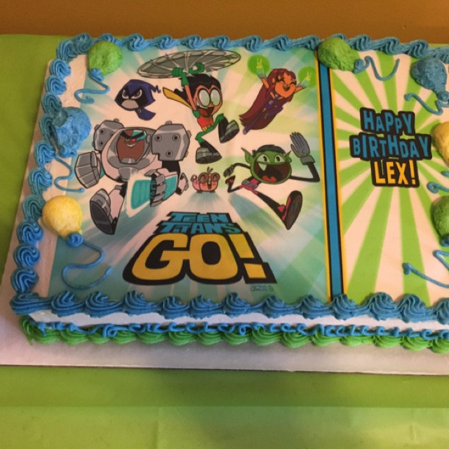 Teen Titans Go Edible Cake Toppers Birthday And 50 Similar Items