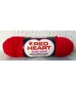 Vintage Red Heart Orlon Acrylic Wintuk Baby Yarn - 1 Skein Color Red #905 - $7.55