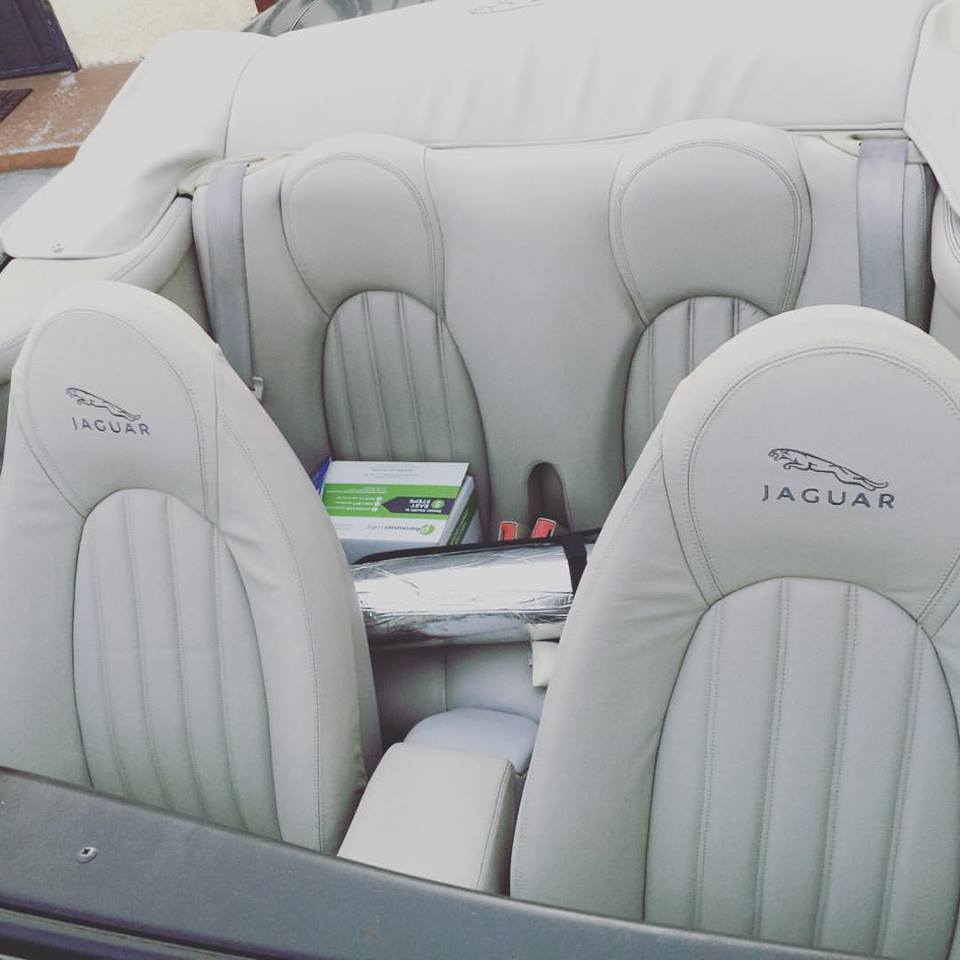 19972000 Jaguar XK8,XKR Leather seat covers front and