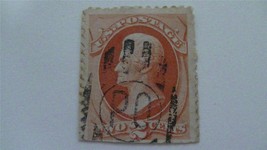 Old Jackson Vermilion Vintage USA Used 2 Cent Stamp - $11.18