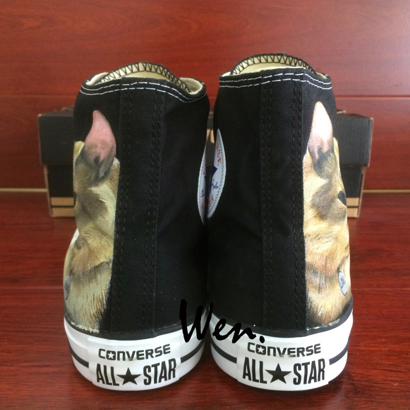 Pet Cat Original Design Sneaker Men Women's Converse All Star Hand