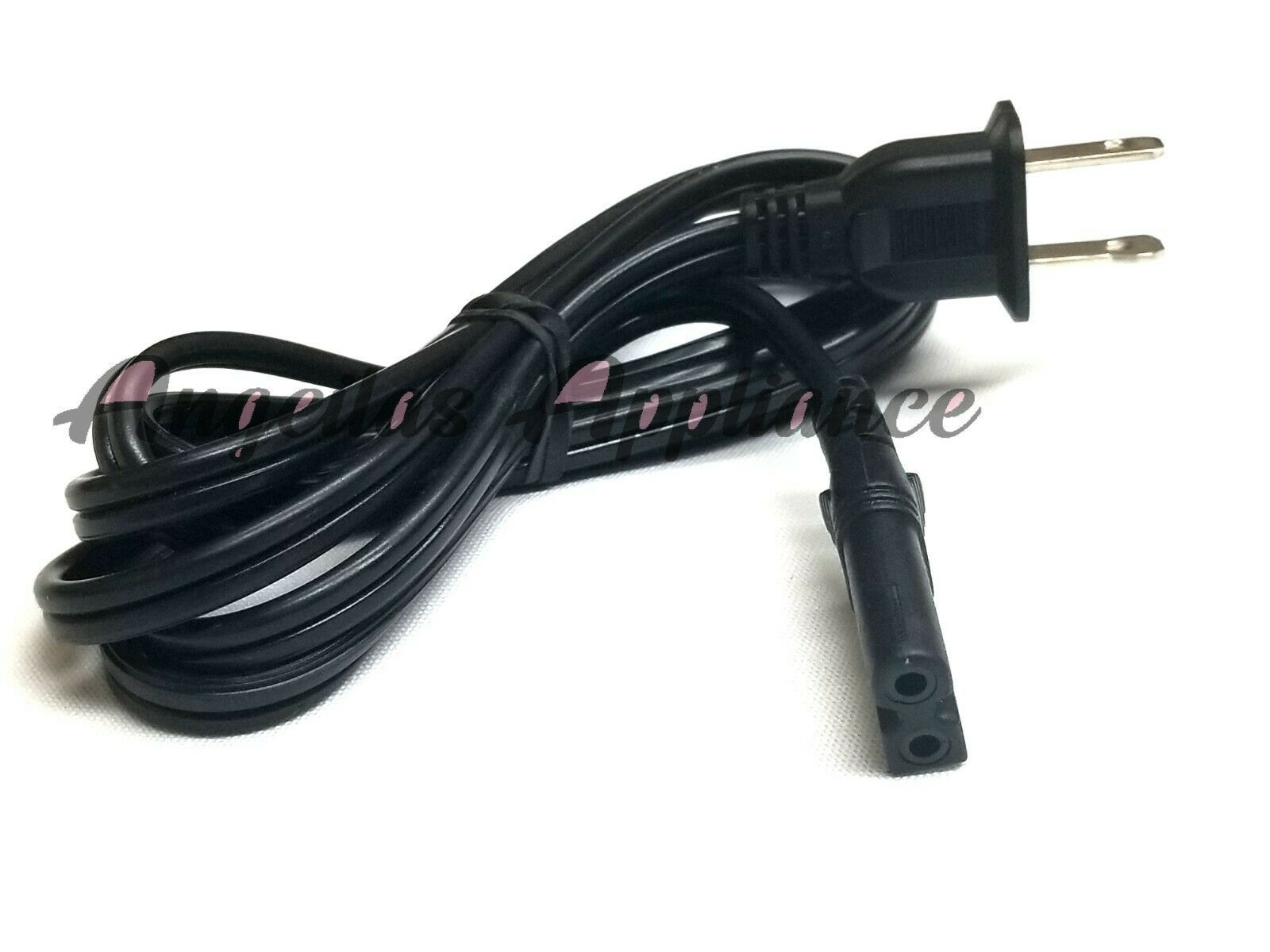 AC Polarized Power Adapter Cord Cable 5.5FT Kenmore WHITE Elna Sewing