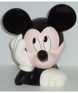 Disney Mickey Mouse Cookie Jar Treasure Craft Vintage Pfaltzgraff Retired New - $199.95