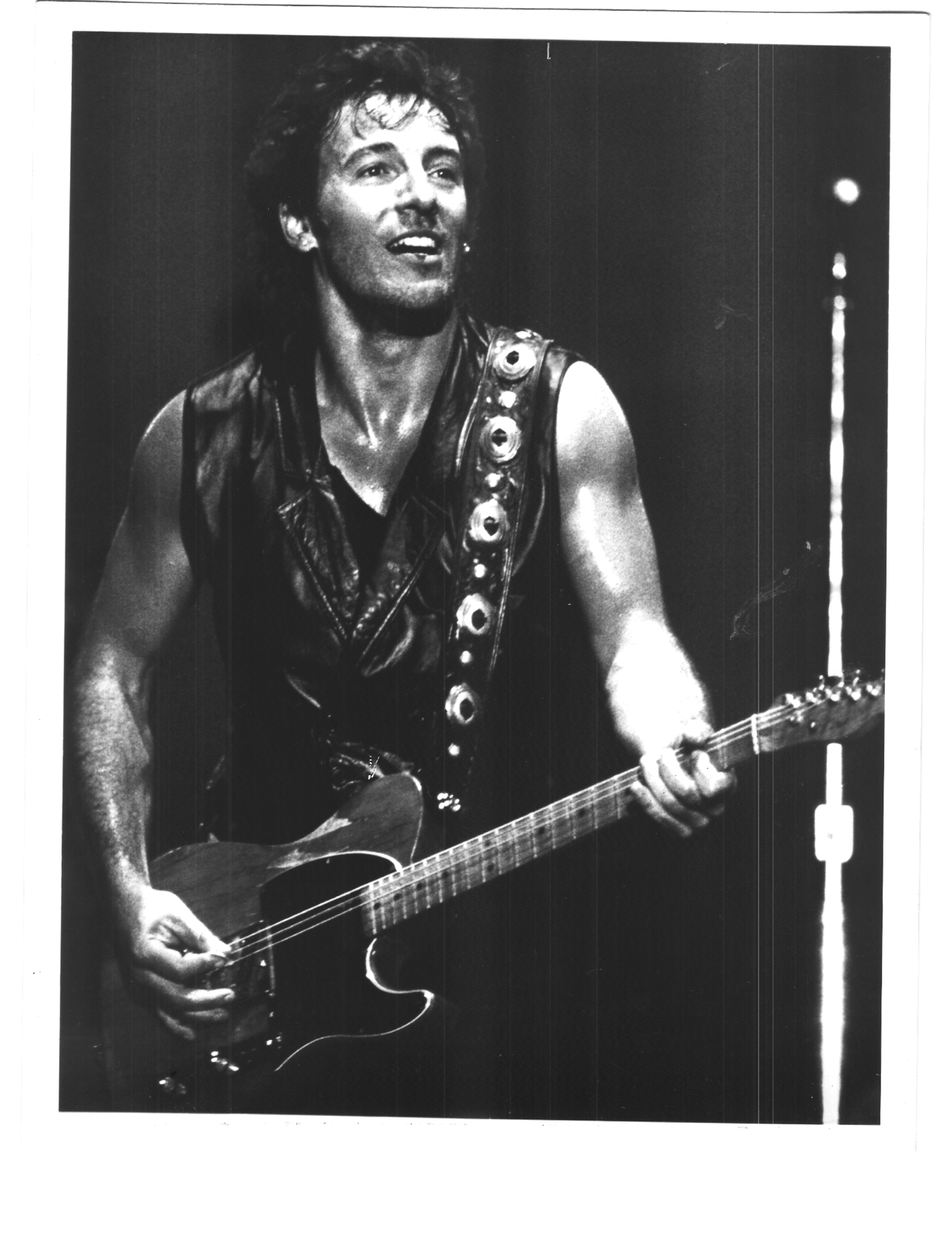 Bruce Springsteen 8x10 B/&W Photo