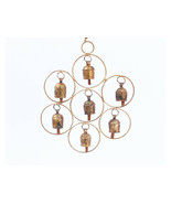 De Kulture Bell Metal Circular Ghantada Wind Chime Hanging Bells for Hom... - $24.99