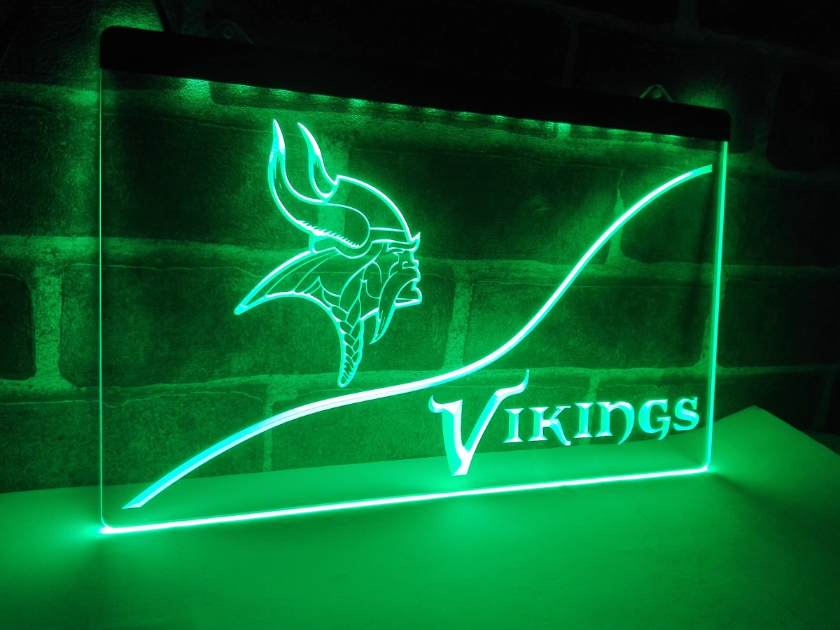 vikings led sign