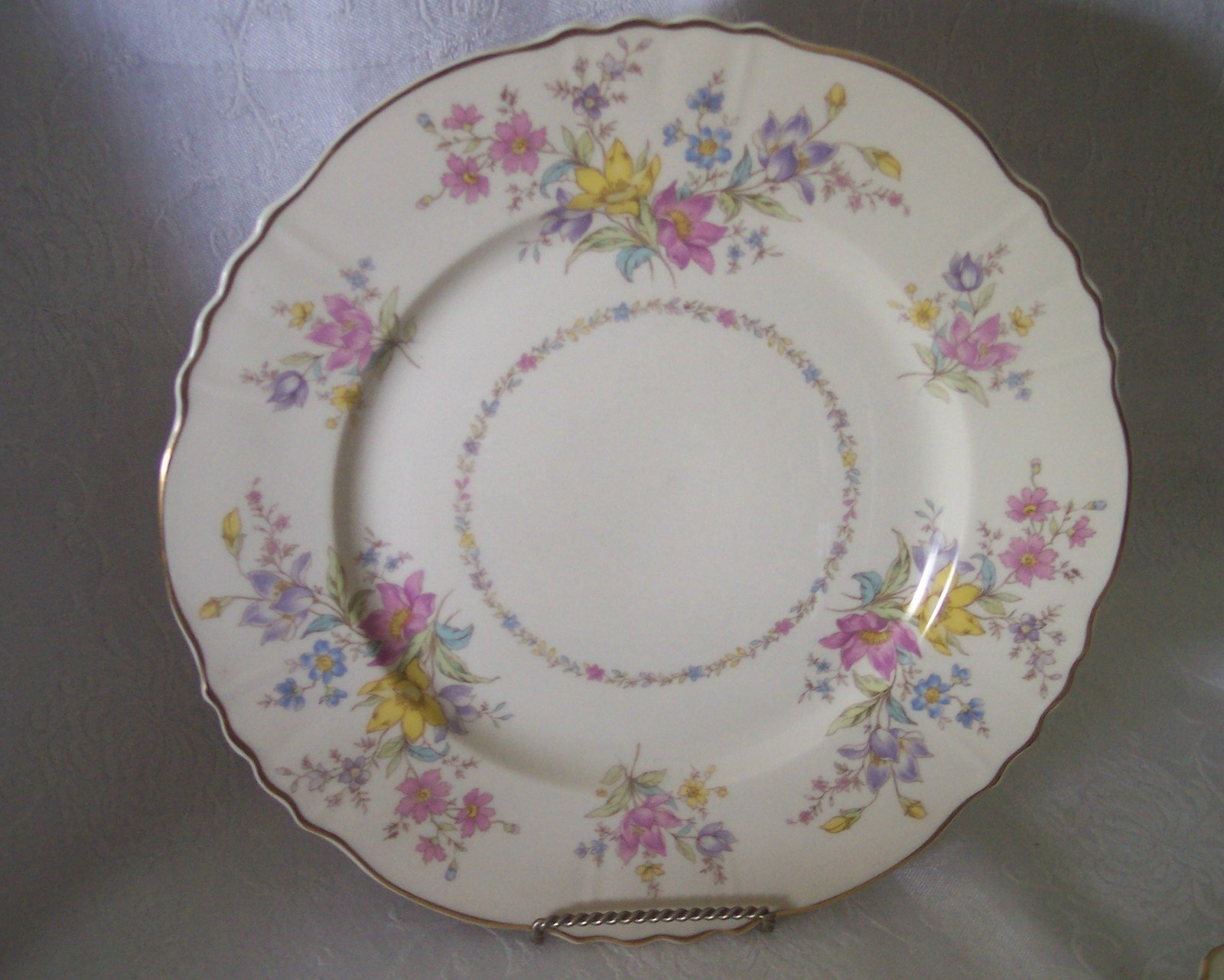 Syracuse China Briarcliff Large Dinner Plates Vintage Florals Set of 2 ...