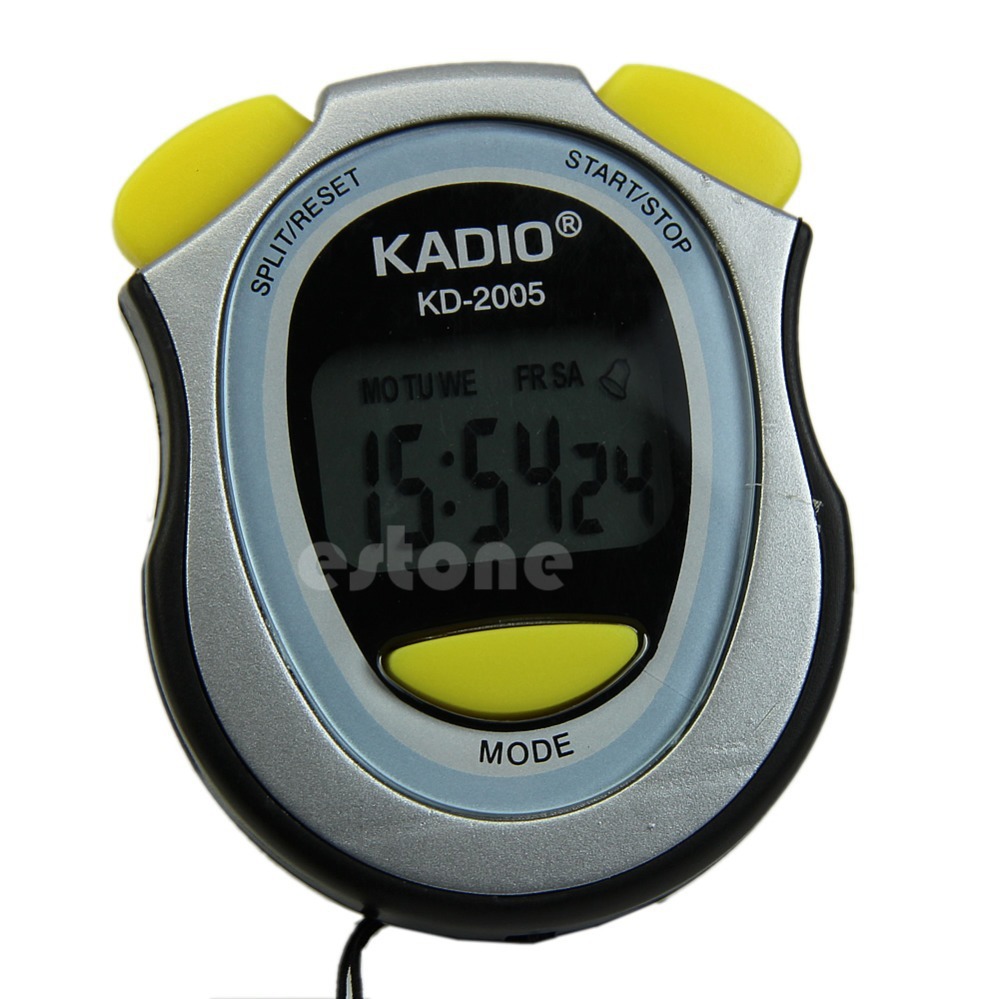 Handheld Digital LCD Sports Stopwatch Counter Timer Chronograph Stopwatches