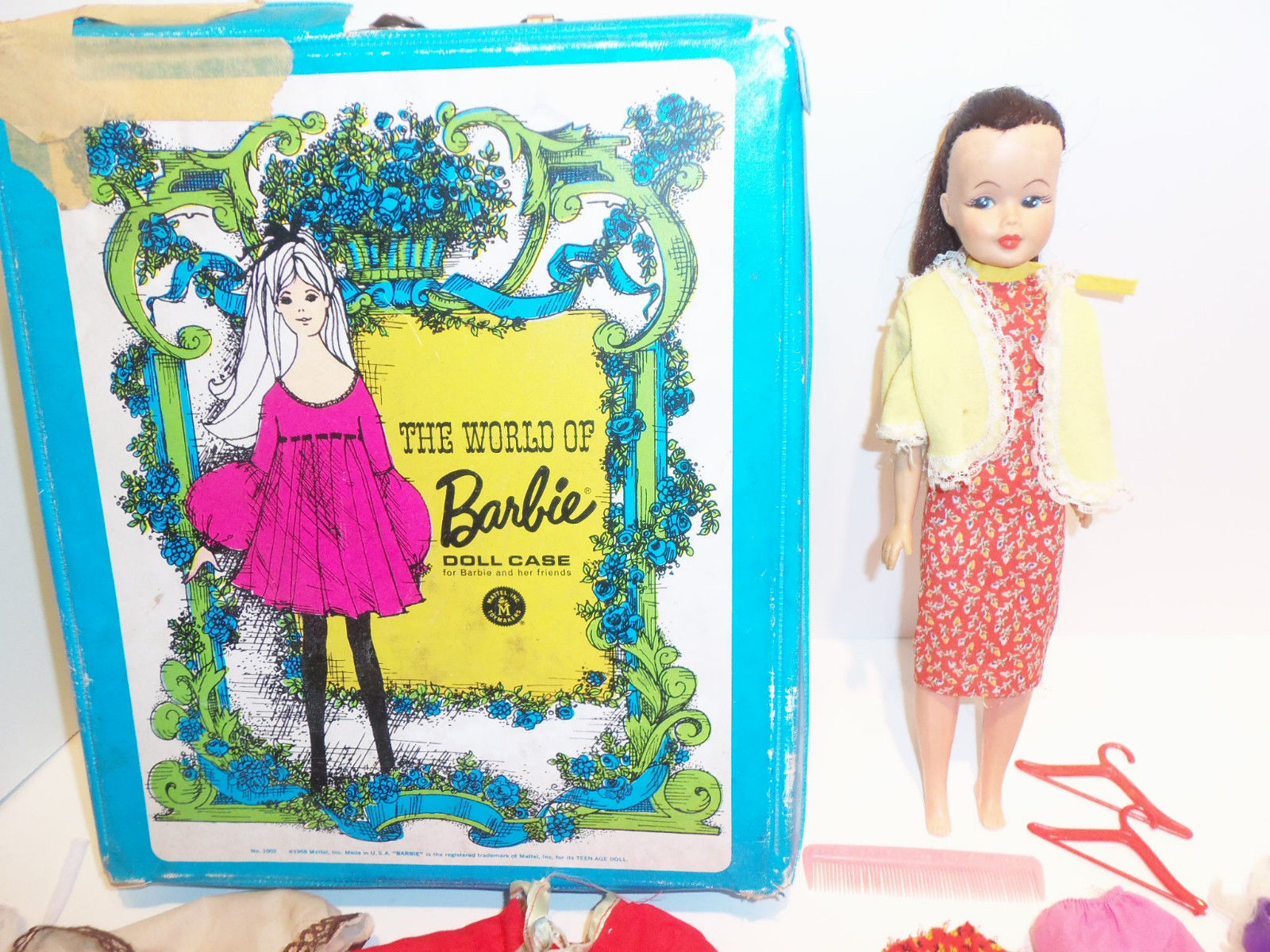 the world of barbie doll case 1968