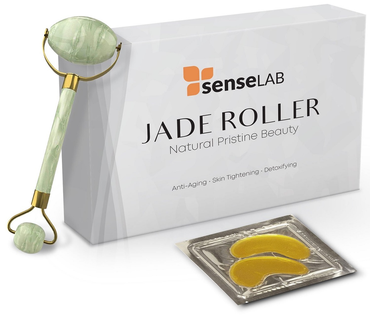 Jade Face Massager and Roller by SenseLAB- Stones & Rocks