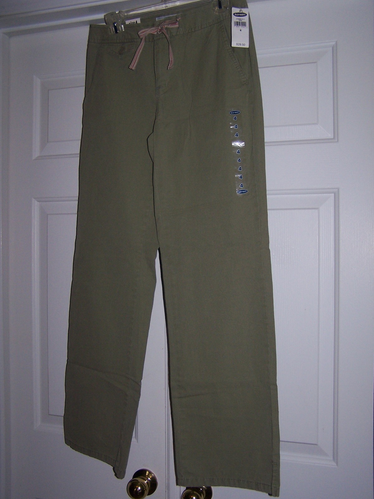 navy cotton pants