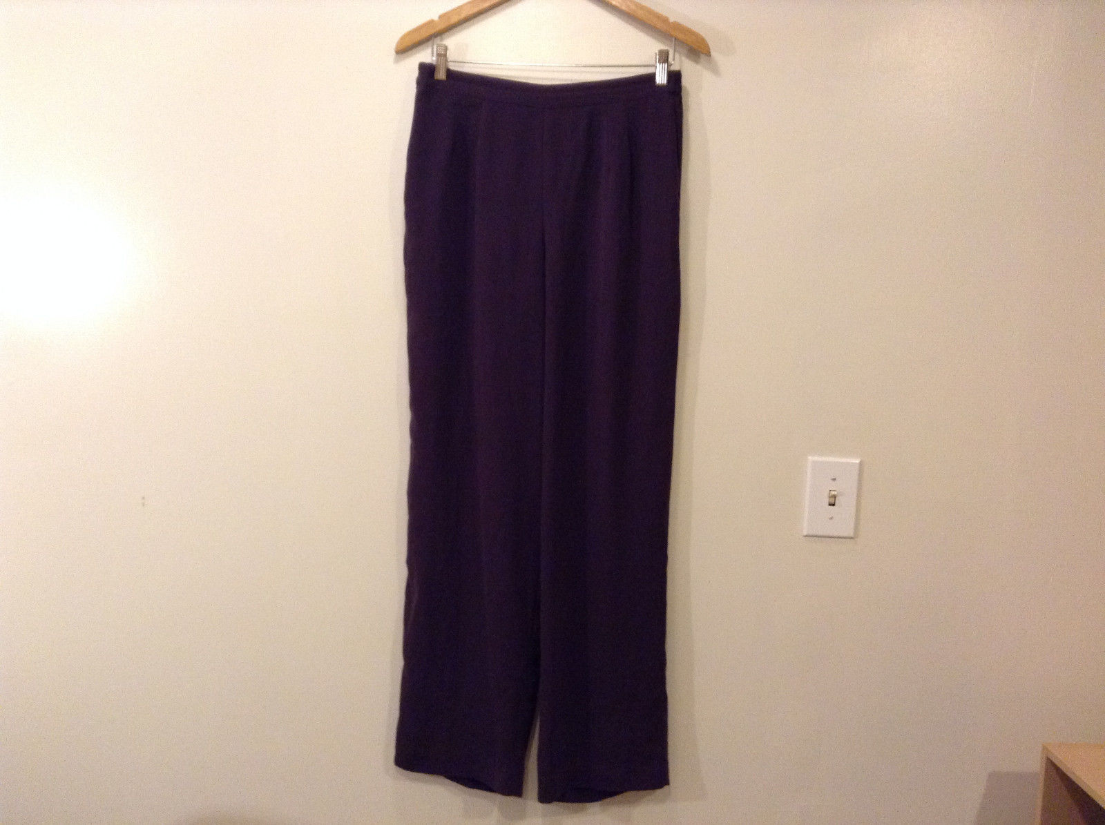 Norton McNaughton Women's Size M Dark Purple Pants Plum Eggplant ...