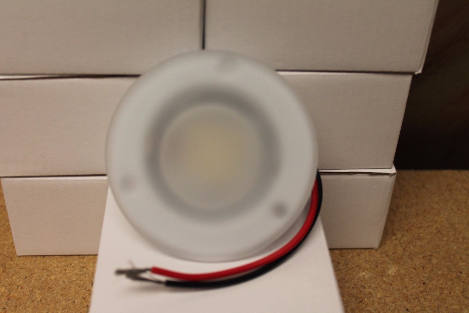 Primary image for 5 NEW 3.5" ROUND 2.3W WARM WHITE 12V RV CAMPER MOTORHOME LED CEILING LIGHTS
