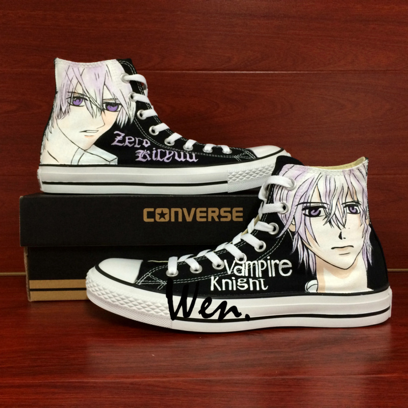 Sneakers Converse All Star Vampire Knight Kiryu Zero Design Hand ...