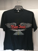 Bon Jovi 2008 The Lost Highway Tour Graphics T-Shirt Tour Dates Mens XL Extra Lg - $24.20