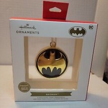 Hallmark Premium Batman Gold Emblem Logo DC Comics Christmas Ornament NEW!! - $16.66