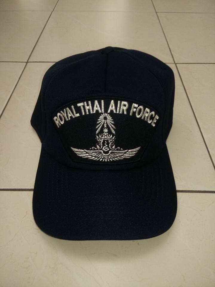 LOGO Silver WING RTAF ROYAL THAI AIR FORCE CAP BALL SOLDIER MILITARY RTAF HAT - $18.70