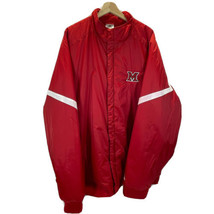Miami University Ohio Redhawks Unisex Coat Jacket Adidas 4XL Red - $42.08