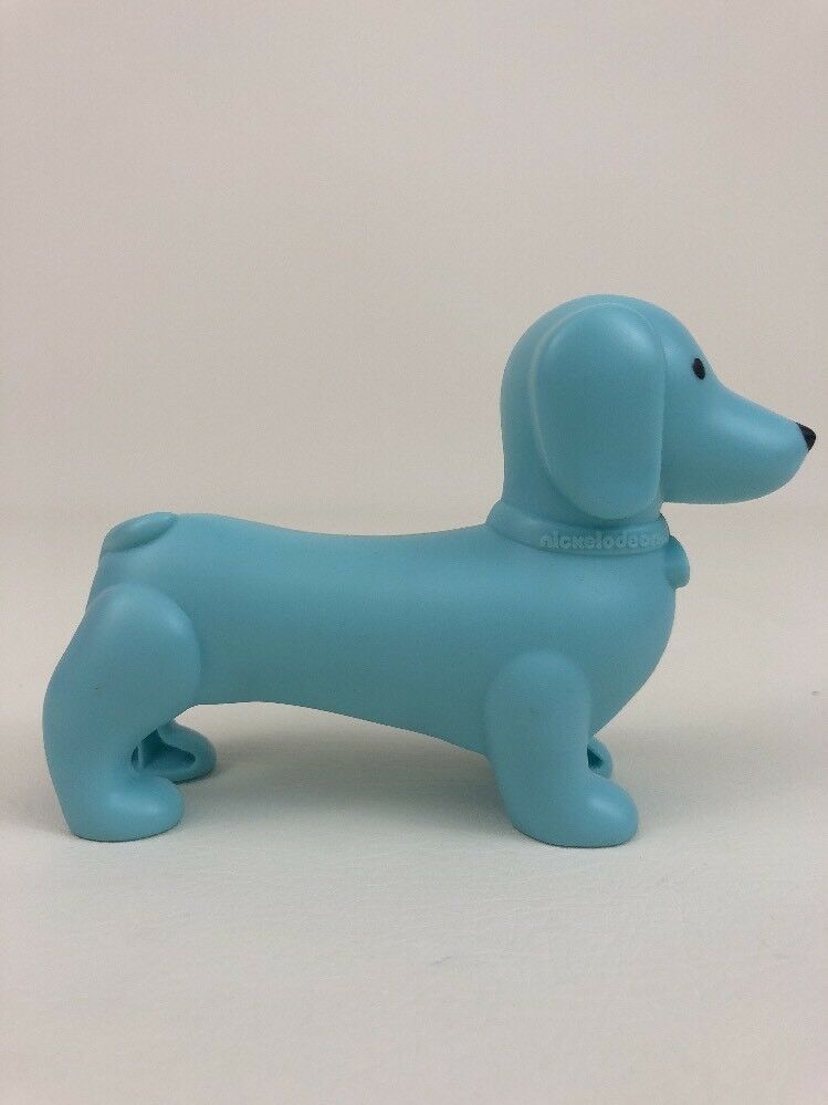 ICarly Wiener Dog Light Blue Plastic Toy Figure Cake Topper Nickelodeon