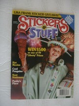 Vtg Stickers & Stuff Magazine Rare Issue 11 1986 - $99.99