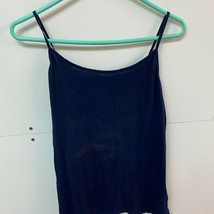 A New Day Womens Navy Sleeveless Adjustable Strap Scoop Neck Camisole To... - $11.30