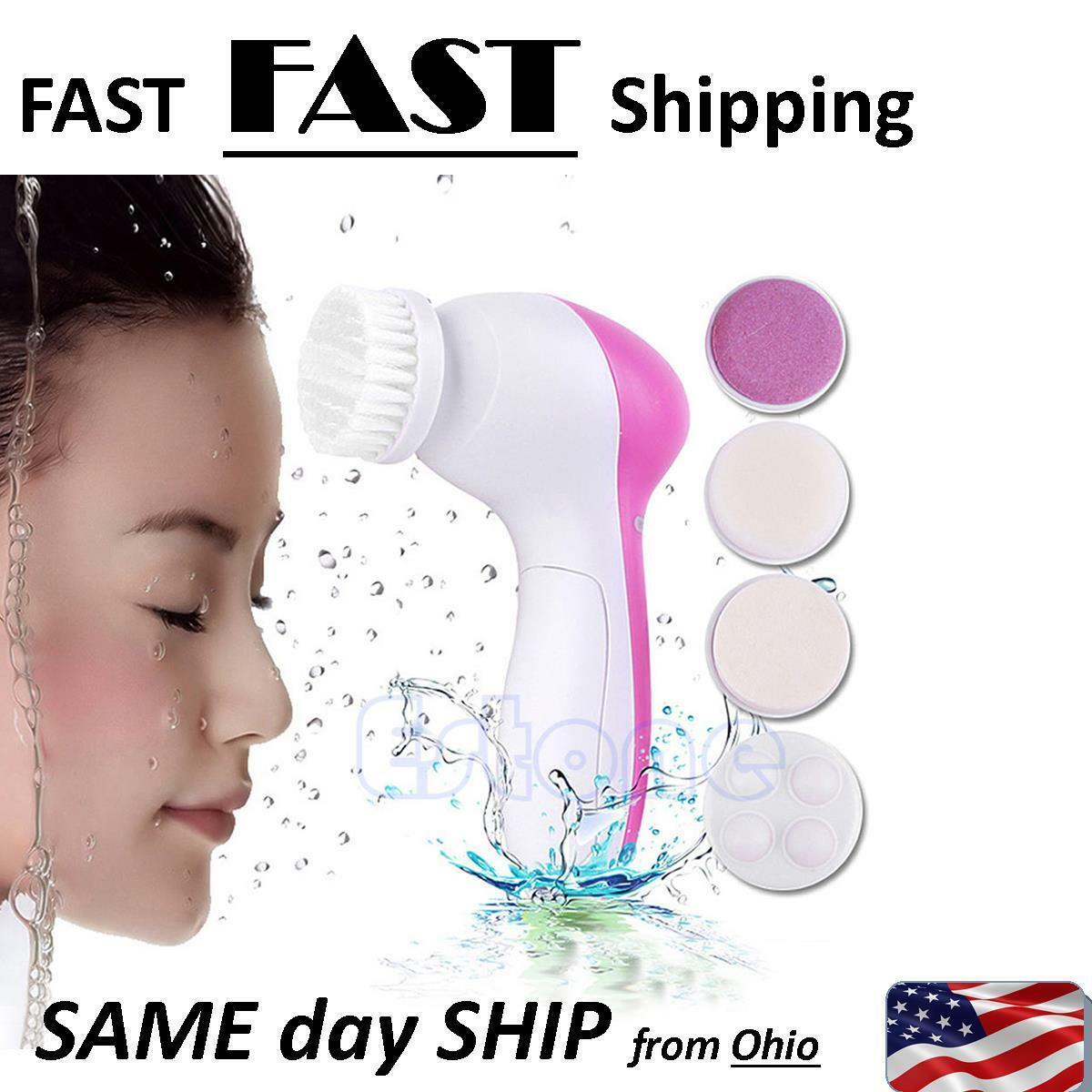 Cleansing 5 In 1 Body Face Skin Care Smoothing Facial Beauty Massager Cleaner