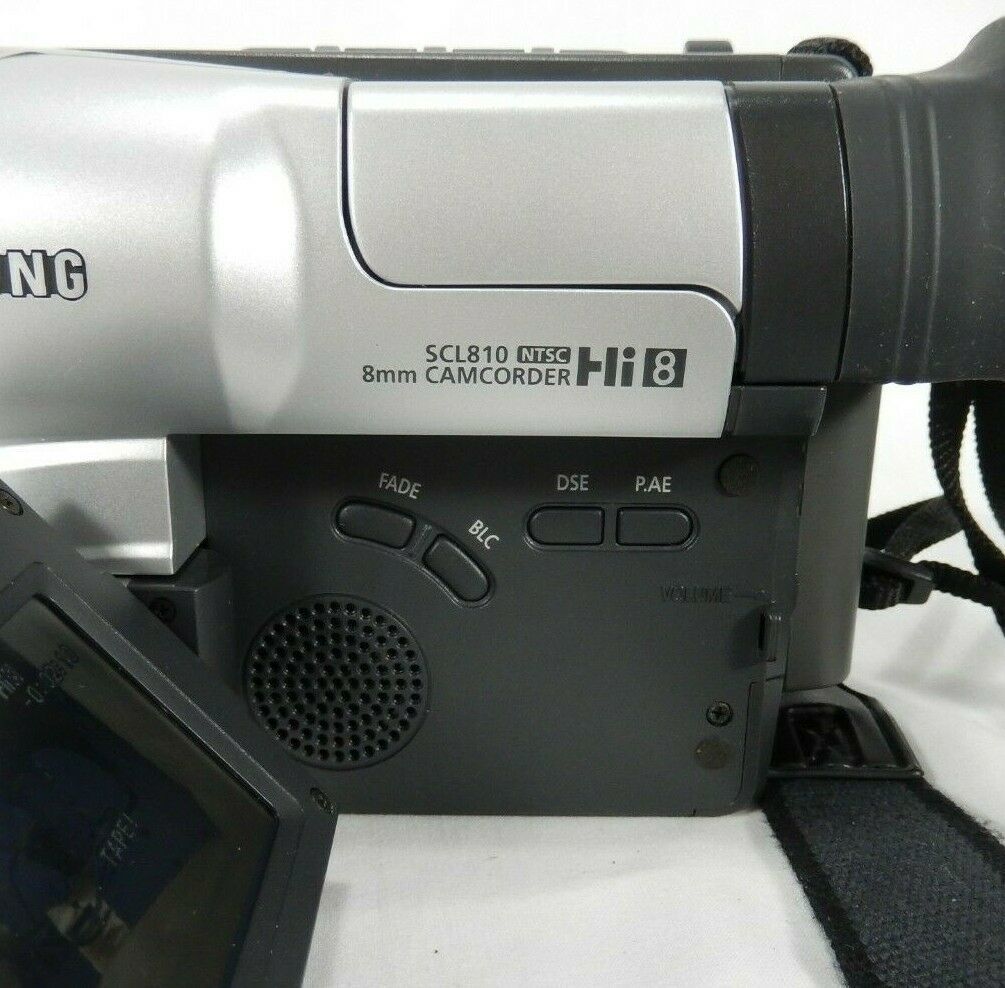 Samsung SCL810 HI8 8mm Camcorder VCR Player Video Transfer W Power