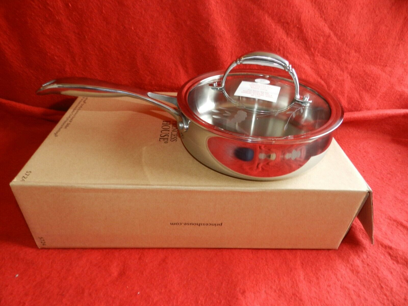 Princess House Heritage TriPly Stainless Steel 8’’ Skillet (5724) New