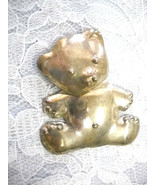 VINTAGE TAXCO STERLING SILVER MOVING BODY TEDDY BEAR PIN BROOCH 925 MEXI... - $29.99