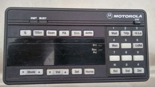 Motorola Syntor UHF X9000 X 9000 110w Radio Control head and Mic