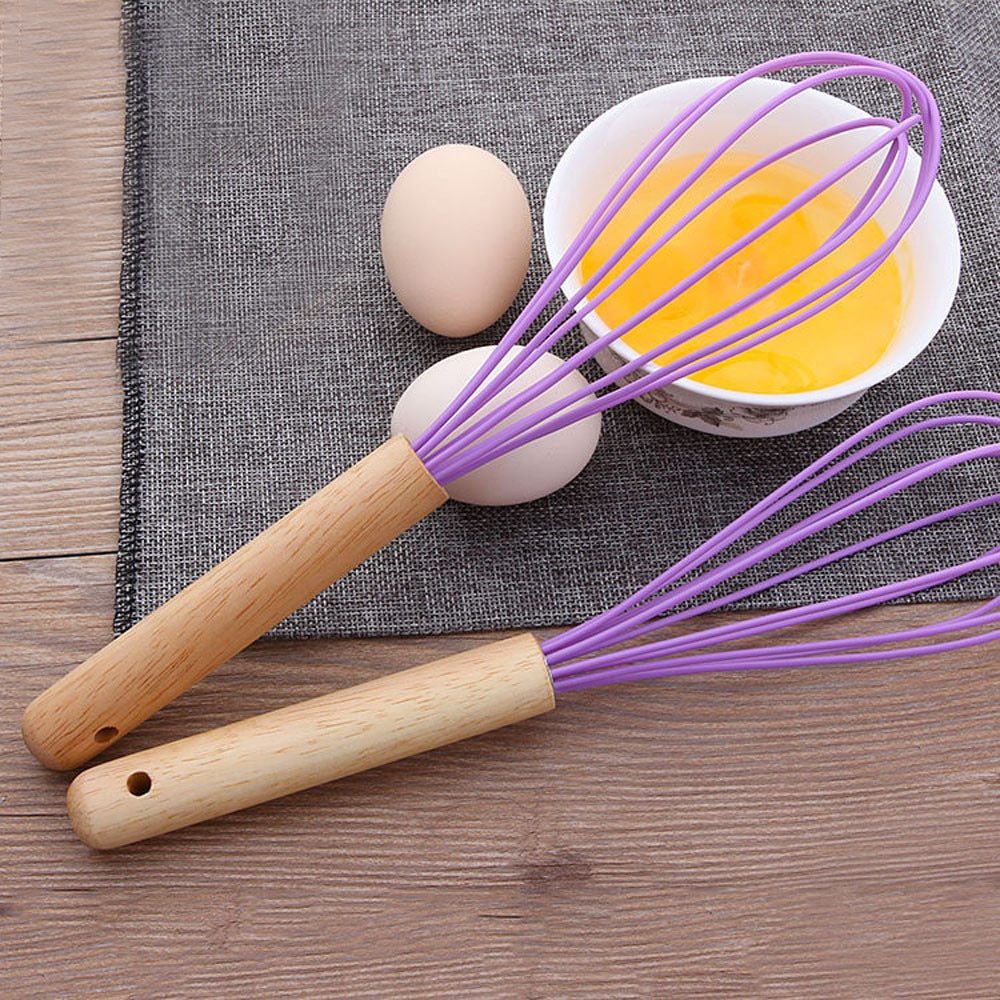 Whisk Hand Mixer Blender Egg Tools Mixer Egg Beater Wooden Hand Whisk