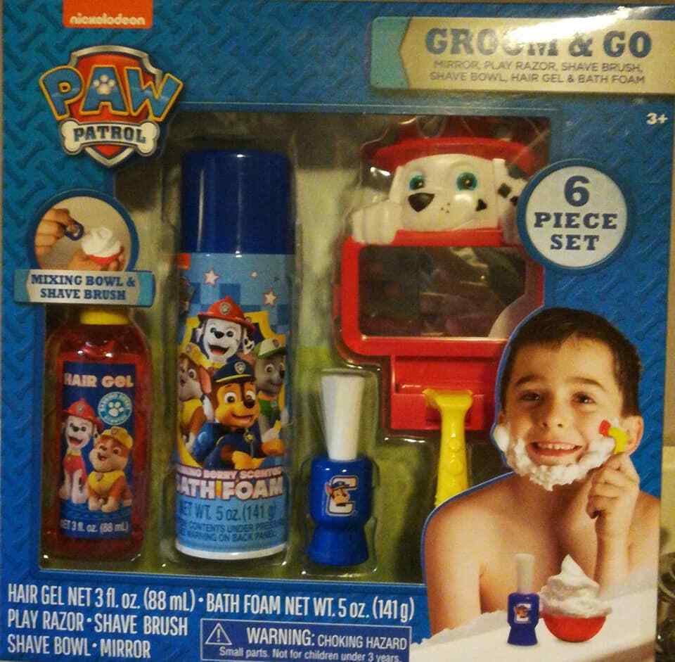 paw patrol shaving kit