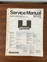 Panasonic SG-V03 Stereo Service Manual *Original* - $18.53