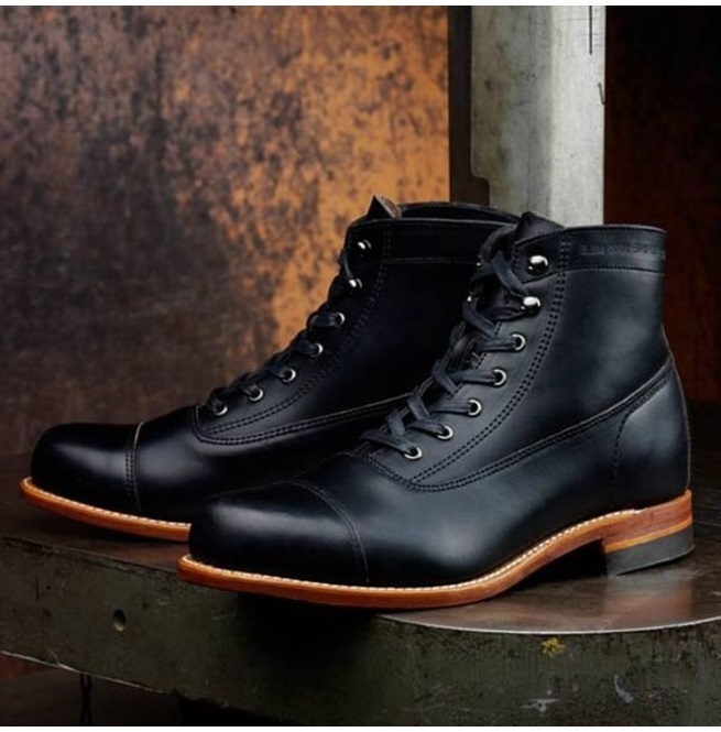 Handmade Men Black Real Leather Ankle Boot, Mens Leather Boot, Men ...